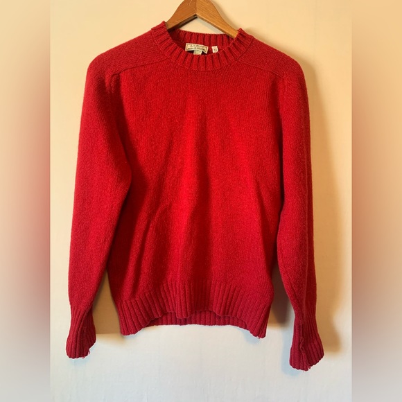VINTAGE Made in Ireland L.L. Bean Wool Sweater - Picture 5 of 8
